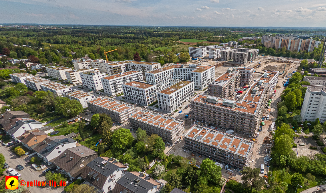 09.05.2023 - Baustelle Alexisquartier und Pandion Verde in Neuperlach